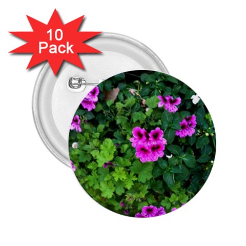 Flowers 2.25  Button (10 pack) from Product Design Center Front